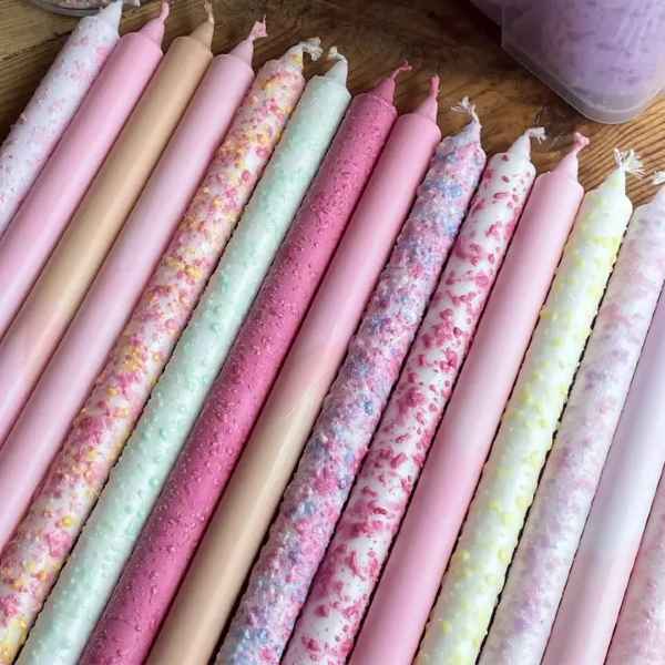 Nordtrice Pastel Long Stick Candles