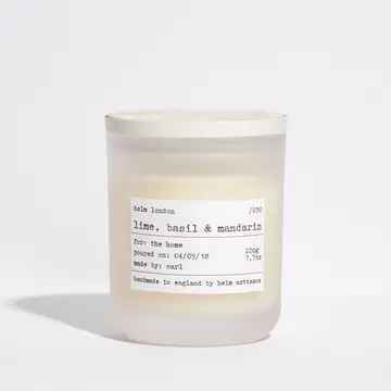 Helm London Lime, Basil & Mandarin Soy Candle
