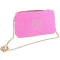 Love Ibiza Teddy Cross Body Bag Pink