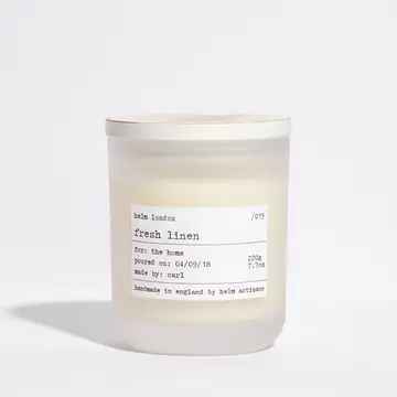 Helm London Fresh Linen Soy Candle